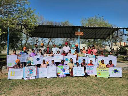 Eco Club University College Miranpur organized a slogan writing competition
